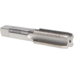 VALUE COLLECTION Straight Flute Tap: 15/16-12 UNS, 4 Flute, Plug Chamfer, 3B Class of Fit, High-Speed Steel, Bright/Uncoated Finish JY4848636