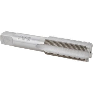 VALUE COLLECTION Straight Flute Tap: 15/16-16 UNS, 4 Flute, Bottoming Chamfer, 3B Class of Fit, High-Speed Steel, Bright/Uncoated Finish JY4848701