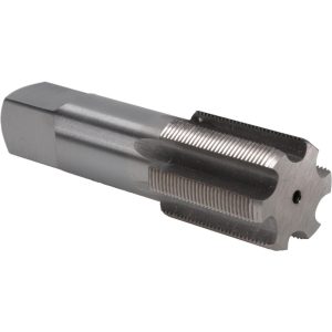 VALUE COLLECTION Straight Flute Tap: 1-1/8-20 UNS, 6 Flute, Bottoming Chamfer, 3B Class of Fit, High-Speed Steel, Bright/Uncoated Finish JY4862215