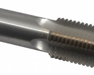 VALUE COLLECTION Straight Flute Tap: 1-1/4-8 UNS, 4 Flute, Bottoming Chamfer, High-Speed Steel, Bright/Uncoated Finish JY4870069