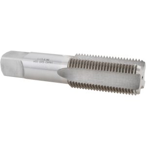 VALUE COLLECTION Straight Flute Tap: 1-1/2-8 UNS, 6 Flute, Bottoming Chamfer, High-Speed Steel, Bright/Uncoated Finish JY4874061