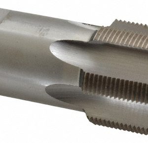 VALUE COLLECTION Straight Flute Tap: 1-1/2-16 UNS, 6 Flute, Bottoming Chamfer, 3B Class of Fit, High-Speed Steel, Bright/Uncoated Finish JY4874152