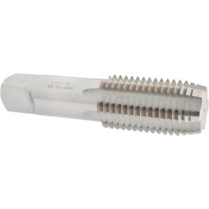 VALUE COLLECTION Straight Flute Tap: 1-3/4-5 UNC, 6 Flute, Plug Chamfer, 3B Class of Fit, High-Speed Steel, Bright/Uncoated Finish JY4876991
