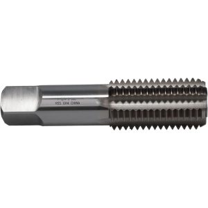 VALUE COLLECTION Straight Flute Tap: 1-3/4-5 UNC, 6 Flute, Bottoming Chamfer, 3B Class of Fit, High-Speed Steel, Bright/Uncoated Finish JY4877007