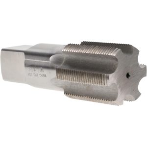 VALUE COLLECTION Straight Flute Tap: 1-3/4-12 UNS, 6 Flute, Bottoming Chamfer, High-Speed Steel, Bright/Uncoated Finish JY4877098