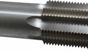 VALUE COLLECTION Straight Flute Tap: 2-8 UNS, 6 Flute, Plug Chamfer, High-Speed Steel, Bright/Uncoated Finish JY4879029