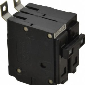 EATON CUTLER-HAMMER 50 Amp, 120/240 VAC, 24 VDC, 48 VDC, 80 VDC, 2 Pole, Bolt On Miniature Circuit Breaker BAB2050