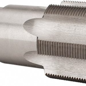 VALUE COLLECTION Straight Flute Tap: 2-5/8-12 UNS, 6 Flute, Bottoming Chamfer, High-Speed Steel, Bright/Uncoated Finish JY4886099
