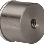 ECLIPSE 3/4" Diam, 10-24 Thread, 2.7 Lb Average Pull Force, Alnico Pot Magnets M19181/MSC