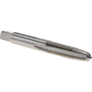 VALUE COLLECTION Straight Flute Tap: 5/16-18 UNC, 4 Flute, Taper Chamfer, 3B Class of Fit, High-Speed Steel, Bright/Uncoated Finish MSC-04911202