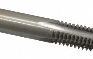 VALUE COLLECTION Straight Flute Tap: 3/8-16 UNC, 4 Flute, Bottoming Chamfer, 3B Class of Fit, High-Speed Steel, Bright/Uncoated Finish MSC-04912176