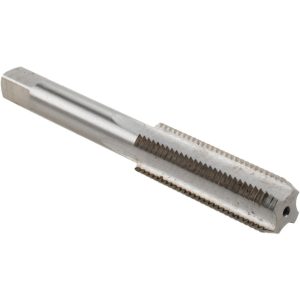 VALUE COLLECTION Straight Flute Tap: 7/16-20 UNF, 4 Flute, Bottoming Chamfer, High-Speed Steel, Bright/Uncoated Finish MSC-04913216