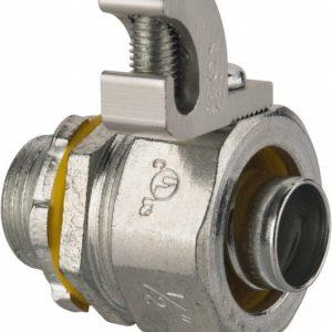 COOPER CROUSE-HINDS Conduit Connector: For Liquid-Tight, Malleable Iron, 1/2" Trade Size LT50G