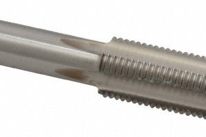 VALUE COLLECTION Straight Flute Tap: 1/2-20 UNF, 4 Flute, Bottoming Chamfer, 3B Class of Fit, High-Speed Steel, Bright/Uncoated Finish MSC-04914214
