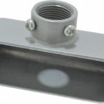 COOPER CROUSE-HINDS Form 5, T Body, 3/4" Trade, EMT, IMC, Rigid Aluminum Conduit Body T25 MT