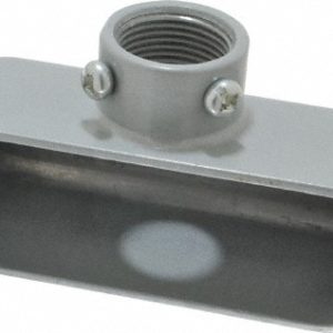 COOPER CROUSE-HINDS Form 5, T Body, 3/4" Trade, EMT, IMC, Rigid Aluminum Conduit Body T25 MT