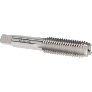 VALUE COLLECTION Straight Flute Tap: 5/8-11 UNC, 4 Flute, Bottoming Chamfer, 3B Class of Fit, High-Speed Steel, Bright/Uncoated Finish MSC-04916128