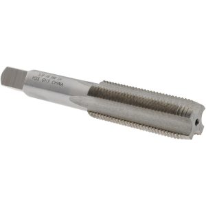 VALUE COLLECTION Straight Flute Tap: 5/8-18 UNF, 4 Flute, Plug Chamfer, 3B Class of Fit, High-Speed Steel, Bright/Uncoated Finish JY4916185