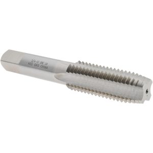 VALUE COLLECTION Straight Flute Tap: 3/4-10 UNC, 4 Flute, Plug Chamfer, High-Speed Steel, Bright/Uncoated Finish JY4917100