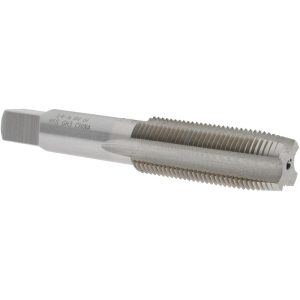 VALUE COLLECTION Straight Flute Tap: 3/4-16 UNF, 4 Flute, Taper Chamfer, 3B Class of Fit, High-Speed Steel, Bright/Uncoated Finish MSC-04917183