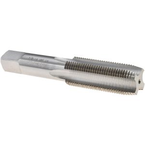 VALUE COLLECTION Straight Flute Tap: 7/8-14 UNF, 4 Flute, Plug Chamfer, 3B Class of Fit, High-Speed Steel, Bright/Uncoated Finish JY4918140