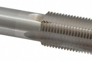 VALUE COLLECTION Straight Flute Tap: 1-12 UNF, 4 Flute, Bottoming Chamfer, 3B Class of Fit, High-Speed Steel, Bright/Uncoated Finish MSC-04919122