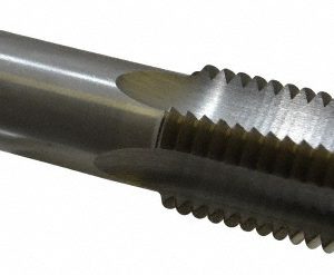 VALUE COLLECTION Straight Flute Tap: 1-1/4-7 UNC, 4 Flute, Plug Chamfer, 3B Class of Fit, High-Speed Steel, Bright/Uncoated Finish JY4919403