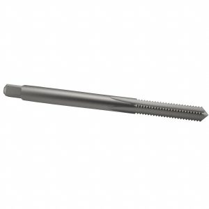 VALUE COLLECTION Straight Flute Tap: #10-32 UNF, 4 Flute, Plug Chamfer, 2B Class of Fit, High-Speed Steel, Bright/Uncoated Finish JY4948329