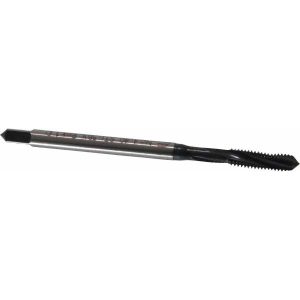 EMUGE #4-40 UNC, 3 Flute, 15&deg; Helix, Modified Bottoming Chamfer, Nitride/Oxide Finish, Cobalt Spiral Flute STI Tap BU456011.5611