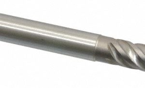 EMUGE 3/8-16 UNC, 5 Flute, 45&deg; Helix, Bottoming Chamfer, Bright Finish, Cobalt Spiral Flute STI Tap CU513510.5619