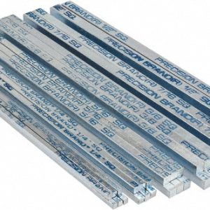 PRECISION BRAND Key Stock Assortment: 12" Long, Low Carbon Steel, Zinc-Plated 14680