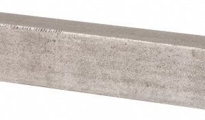 PRECISION BRAND Mill Key Stock: 5/8" High, 5/8" Wide, 12" Long, Low Carbon Steel, Plain Finish 56508