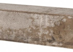 PRECISION BRAND Mill Key Stock: 1" High, 1" Wide, 12" Long, Low Carbon Steel, Plain Finish 56511