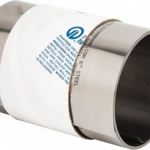 PRECISION BRAND Shim Stock: 0.008'' Thick, 180'' Long, 6" Wide, Steel 16800