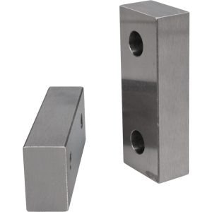 GIBRALTAR Vise Jaw: 4.13" Wide, 1-1/2" High, 1.0000" Thick, Flat 428-1062