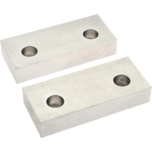 GIBRALTAR Vise Jaw: 4.13" Wide, 1-3/4" High, 0.7500" Thick, Flat 428-1063