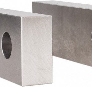 GIBRALTAR Vise Jaw: 6.13" Wide, 2" High, 1.0000" Thick, Flat 428-1066