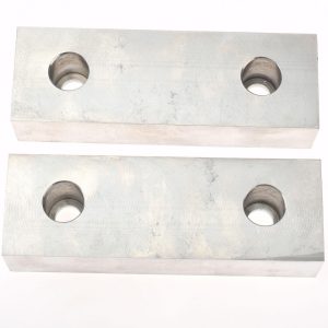 GIBRALTAR Vise Jaw: 6.13" Wide, 2" High, 1.5000" Thick, Flat 428-1067