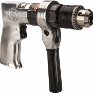 CHICAGO PNEUMATIC Air Drill: 1/2" Keyed & Keyless Chuck T024134