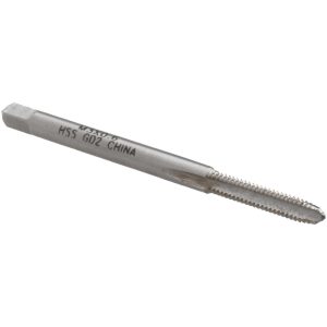 VALUE COLLECTION Straight Flute Tap: M3x0.6 Metric Special, 3 Flute, Plug Chamfer, High-Speed Steel, Bright/Uncoated Finish JY4991253