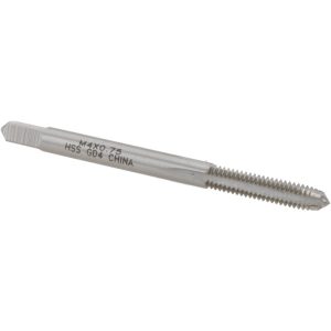 VALUE COLLECTION Straight Flute Tap: M4x0.75 Metric Special, 4 Flute, Plug Chamfer, High-Speed Steel, Bright/Uncoated Finish JY4991550