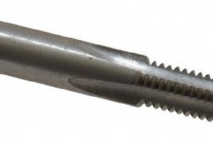 VALUE COLLECTION Straight Flute Tap: M7x1.25 Metric Special, 4 Flute, Plug Chamfer, 6H Class of Fit, High-Speed Steel, Bright/Uncoated Finish JY4992400
