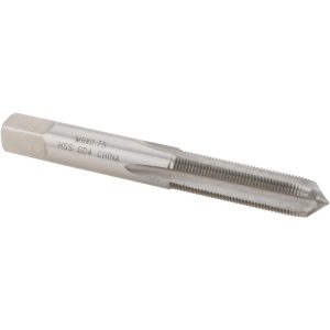 VALUE COLLECTION Straight Flute Tap: M9x0.75 Metric Fine, 4 Flute, Plug Chamfer, 6H Class of Fit, High-Speed Steel, Bright/Uncoated Finish JY4992608