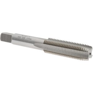 VALUE COLLECTION Straight Flute Tap: M14x1.5 Metric Fine, 4 Flute, Plug Chamfer, High-Speed Steel, Bright/Uncoated Finish JY4993507