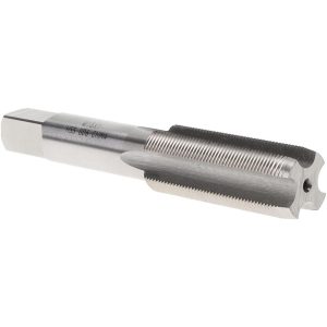 VALUE COLLECTION Straight Flute Tap: M18x1 Metric Fine, 4 Flute, Plug Chamfer, High-Speed Steel, Bright/Uncoated Finish JY4993853
