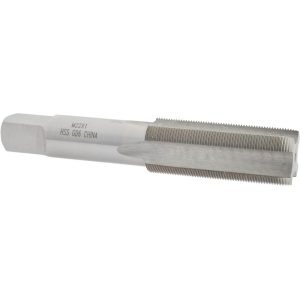 VALUE COLLECTION Straight Flute Tap: M22x1 Metric Fine, 4 Flute, Plug Chamfer, High-Speed Steel, Bright/Uncoated Finish JY4994257