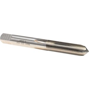 VALUE COLLECTION Straight Flute Tap: M8x0.5 Metric Fine, 4 Flute, Plug Chamfer, 6H Class of Fit, High-Speed Steel, Bright/Uncoated Finish JY4995825