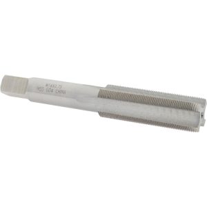 VALUE COLLECTION Straight Flute Tap: M14x0.75 Metric Special, 4 Flute, Plug Chamfer, 6H Class of Fit, High-Speed Steel, Bright/Uncoated Finish JY4996047