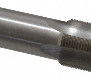 VALUE COLLECTION Straight Flute Tap: M27x1.5 Metric Fine, 4 Flute, Plug Chamfer, High-Speed Steel, Bright/Uncoated Finish JY4996245