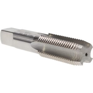 VALUE COLLECTION Straight Flute Tap: M30x3 Metric Fine, 4 Flute, Plug Chamfer, 6H Class of Fit, High-Speed Steel, Bright/Uncoated Finish JY4996260